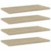 vidaXL riiuliplaadid 4 tk, Sonoma tamm, 40x20x1,5 cm, tehispuit