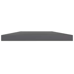 Přídavné police 4 ks šedé vysoký lesk 40x20x1,5 cm dřevotříska - obrázek 3