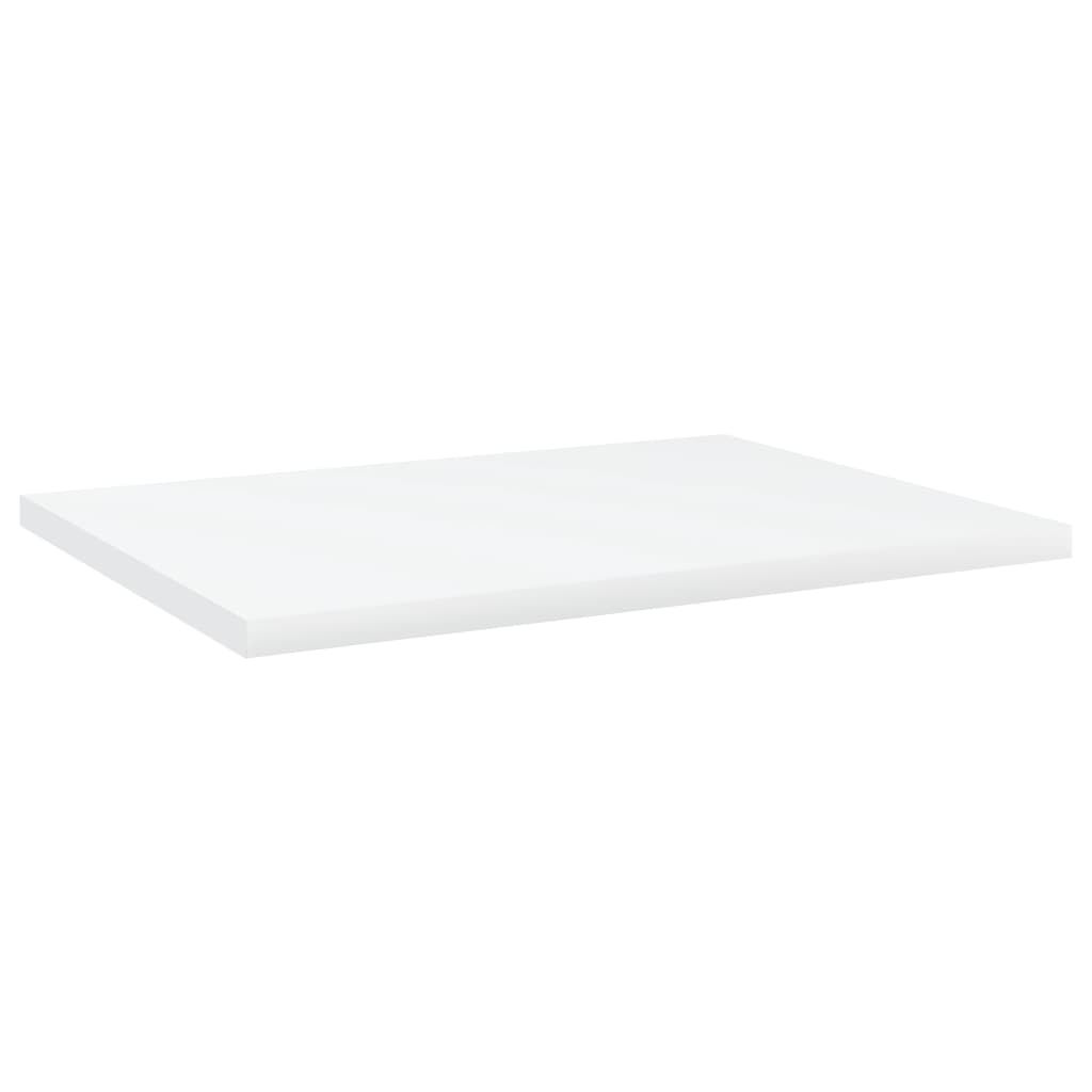 VidaXL Wandschappen 4 St 40x30x1, 5 Cm Bewerkt Hout Wit
