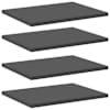 vidaXL riiuliplaadid 4 tk, hall, 40x30x1,5 cm, puitlaastplaat