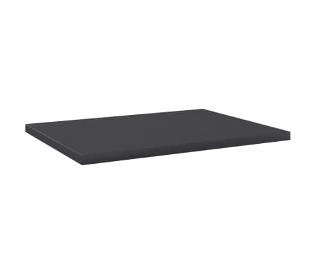 vidaXL Ράφια Βιβλιοθήκης 8 τεμ. Γκρι 40x30x1,5 εκ. από Μοριοσανίδα