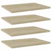 vidaXL riiuliplaadid 4 tk, Sonoma tamm, 40x30x1,5 cm, tehispuit