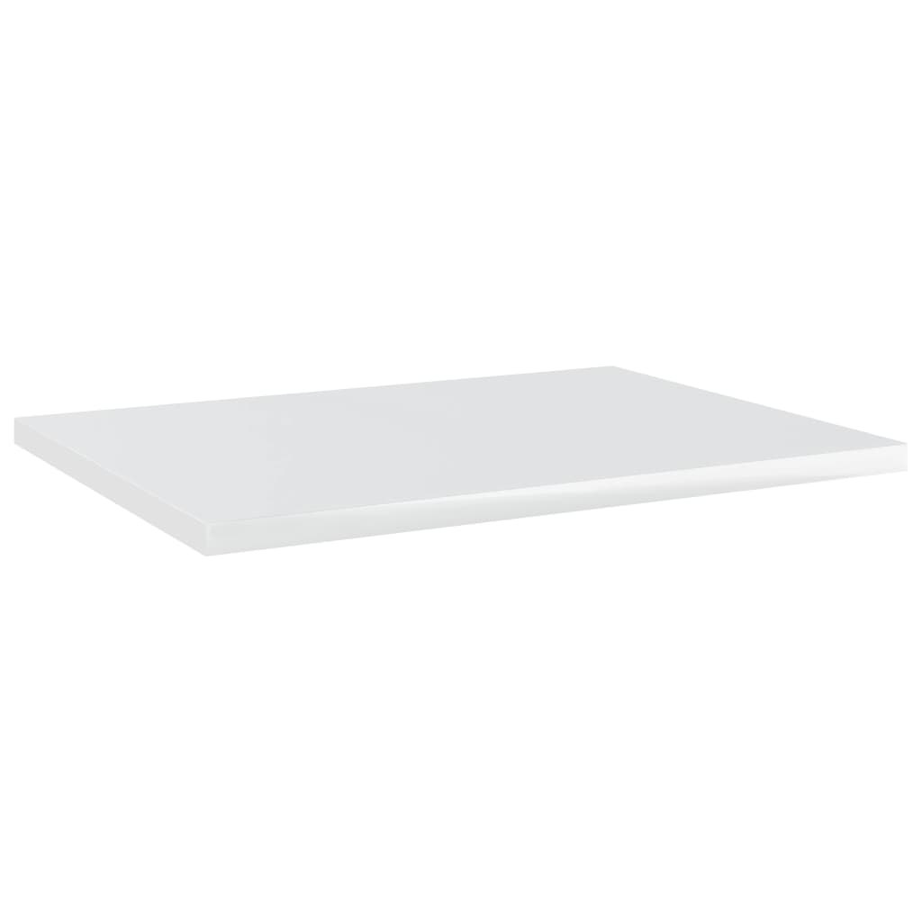 

vidaXL Wandschappen 4 st 40x30x1,5 cm spaanplaat hoogglans wit