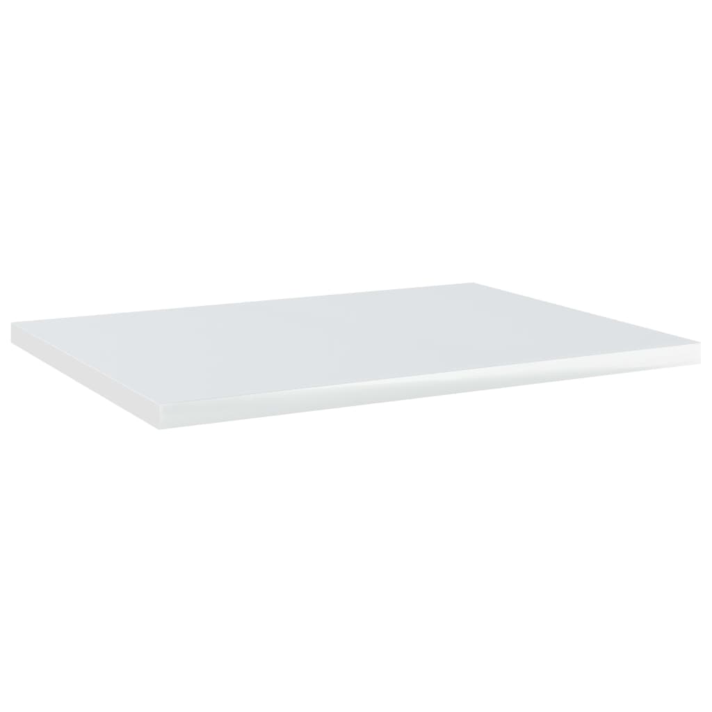 

vidaXL Wandschappen 8 st 40x30x1,5 cm spaanplaat hoogglans wit