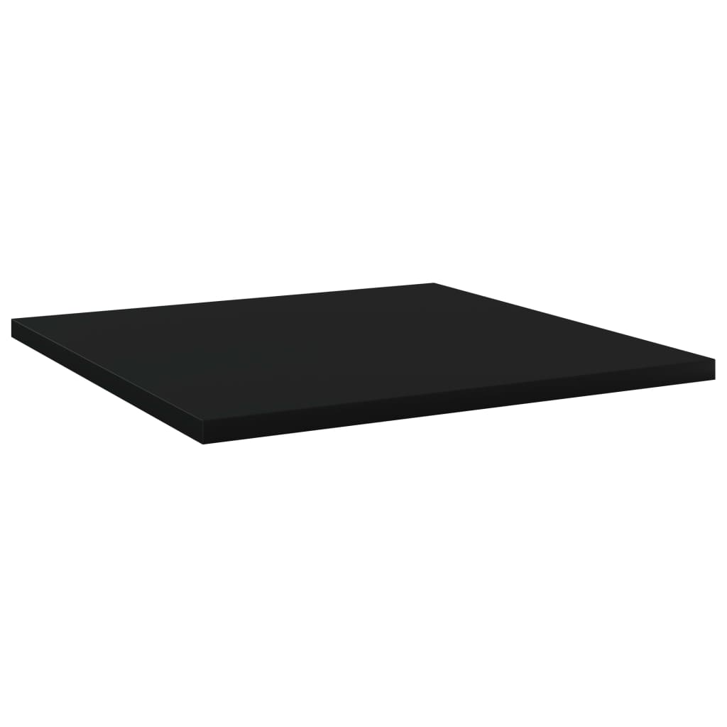 

vidaXL Wandschappen 8 st 40x40x1,5 cm spaanplaat zwart