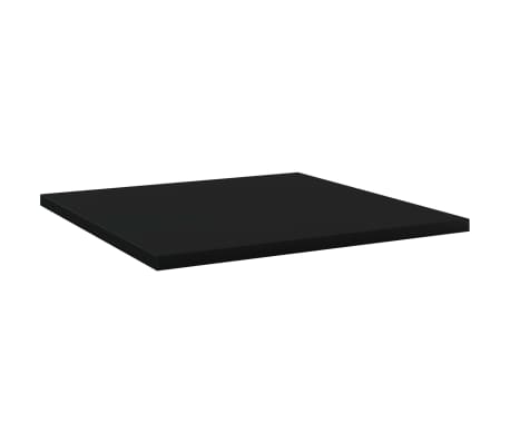 vidaXL Hylleplater 8 stk svart 40x40x1,5 cm sponplate