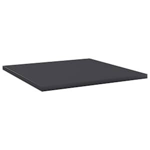 vidaXL B&uuml;cherregal-Bretter 8 Stk. Grau 40x40x1,5 cm Holzwerkstoff