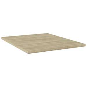 vidaXL Panneau de biblioth&egrave;que 4pcs Ch&ecirc;ne sonoma 40x50x1,5cm Agglom&eacute;r&eacute;