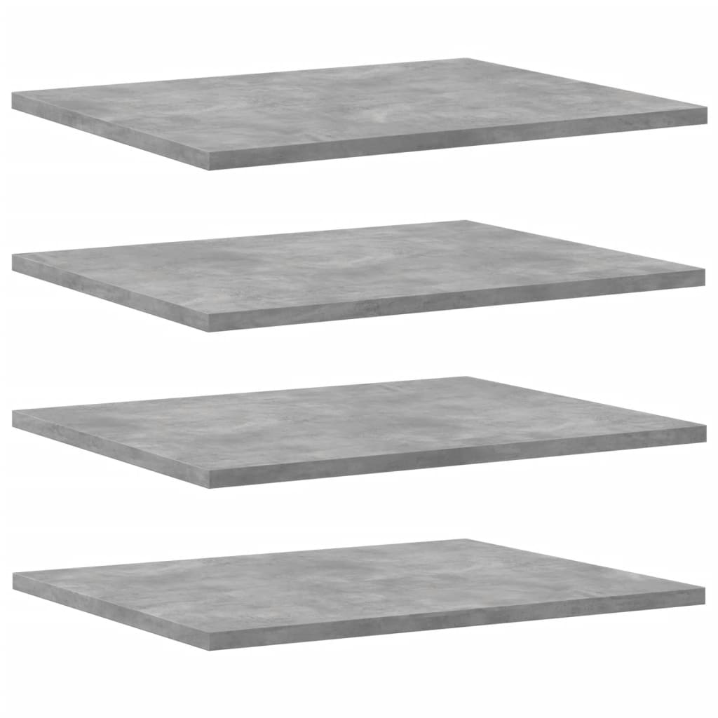 Image of vidaXL Bookshelf Boards 8 pcs Concrete Grey 40x50x1.5 cm Engineered Wood