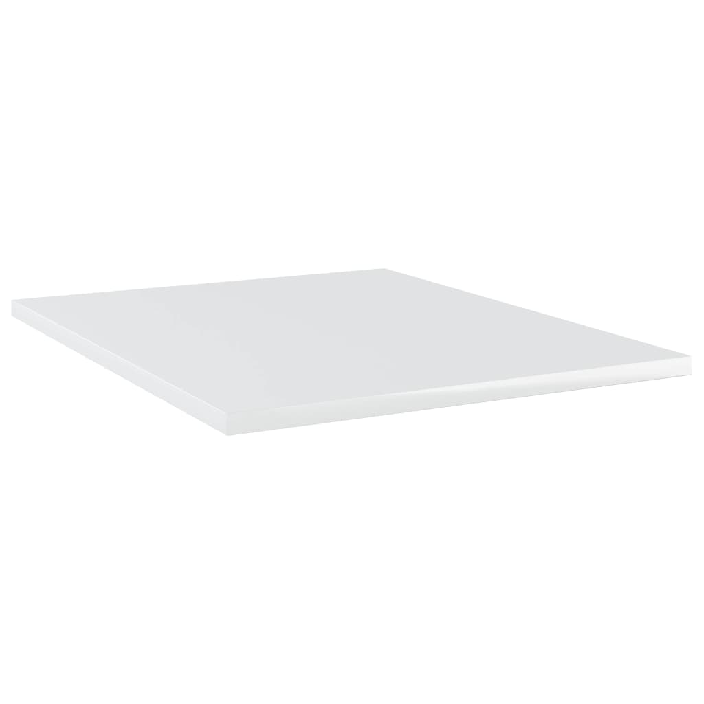 

vidaXL Wandschappen 4 st 40x50x1,5 cm spaanplaat hoogglans wit