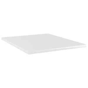 vidaXL Panneaux de biblioth&egrave;que 4 pcs blanc brillant bois d&rsquo;ing&eacute;nierie