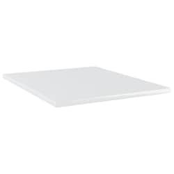 vidaXL Panneaux de biblioth&egrave;que 8 pcs blanc brillant bois d&rsquo;ing&eacute;nierie