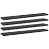 vidaXL riiuliplaadid 4 tk, hall, 60x10x1,5 cm, puitlaastplaat
