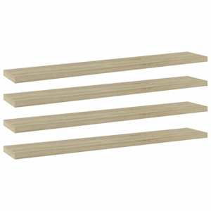 vidaXL riiuliplaadid 4 tk, Sonoma tamm, 60x10x1,5 cm, puitlaastplaat