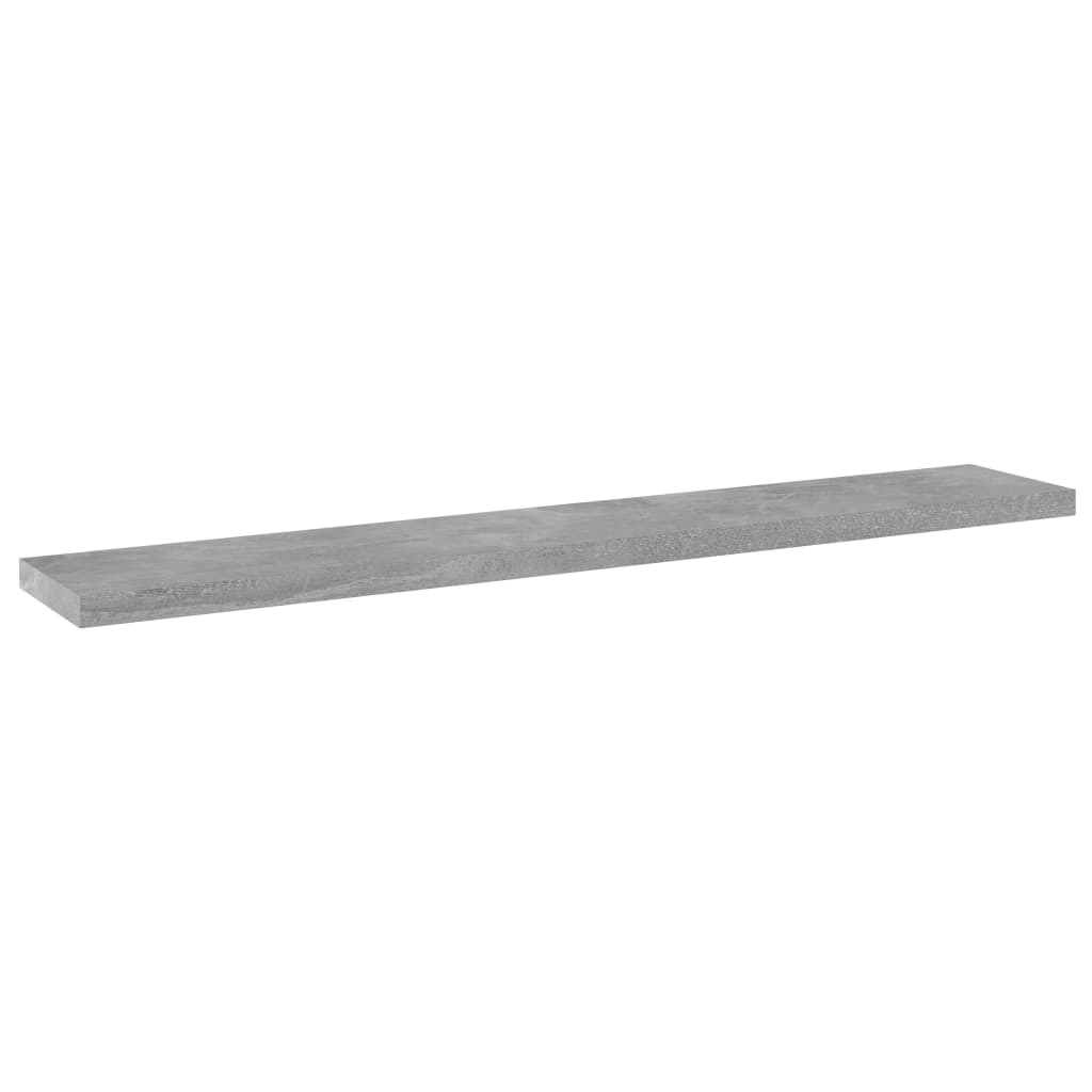 

vidaXL Wandschappen 8 st 60x10x1,5 cm spaanplaat betongrijs