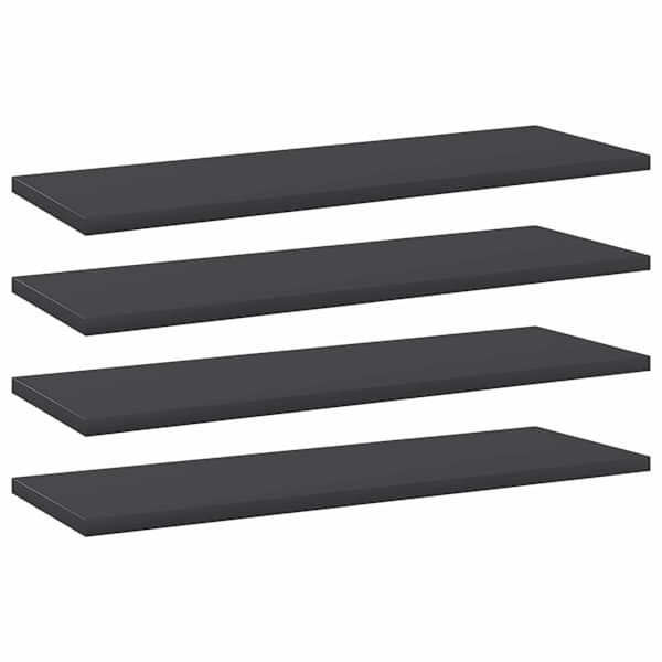 vidaXL riiuliplaadid 4 tk, hall, 60x20x1,5 cm, puitlaastplaat