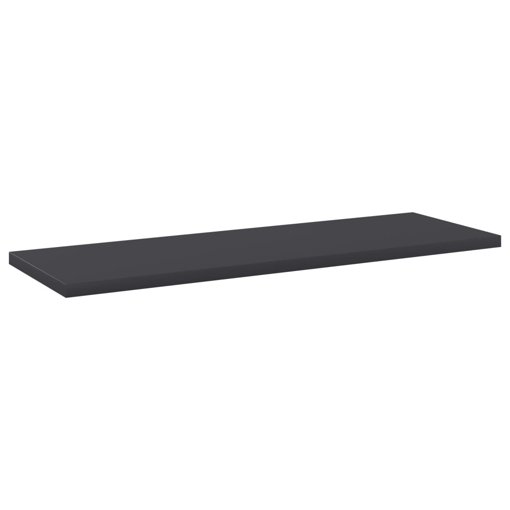

vidaXL Wandschappen 8 st 60x20x1,5 cm spaanplaat grijs