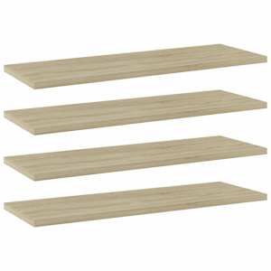 vidaXL riiuliplaadid 4 tk, Sonoma tamm, 60x20x1,5 cm, puitlaastplaat