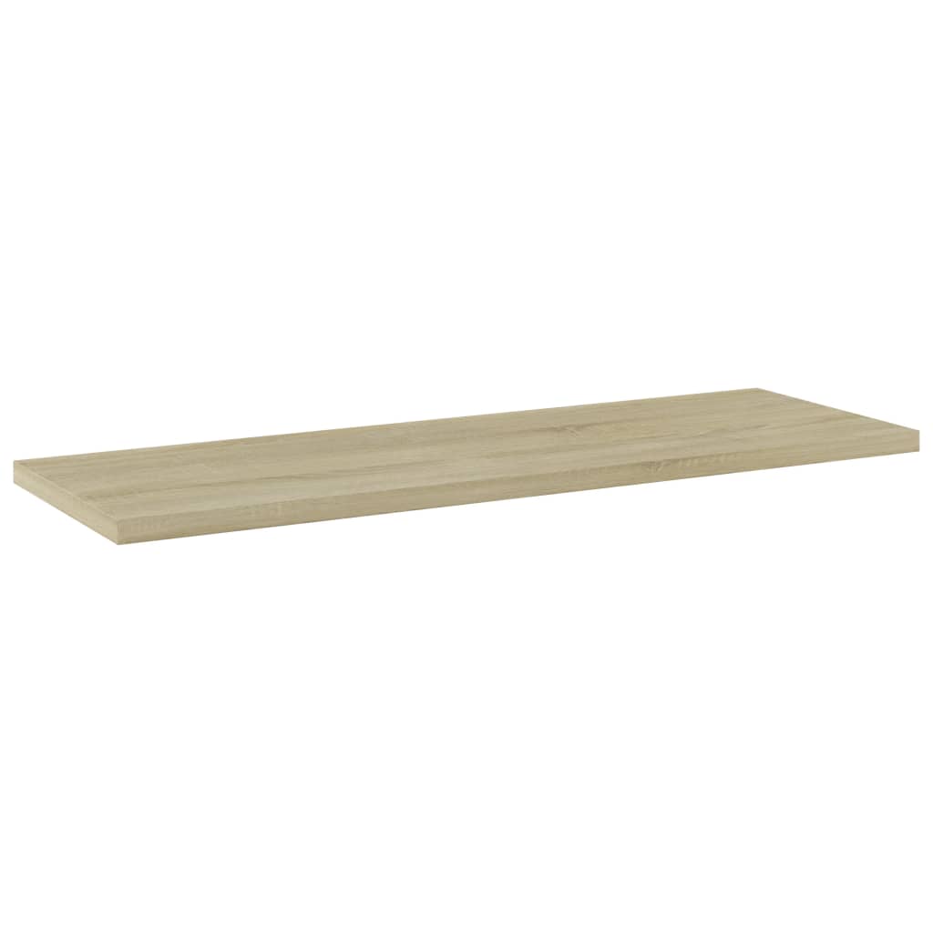 vidaXL 4 db sonoma-tölgy színű forgácslap könyvespolc 60 x 20 x 1,5 cm