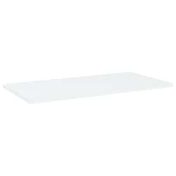 vidaXL Panneaux de biblioth&egrave;que 4 pcs Blanc 60x30x1,5 cm Agglom&eacute;r&eacute;