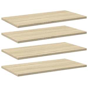 vidaXL riiuliplaadid 4 tk, Sonoma tamm, 60x30x1,5 cm, puitlaastplaat