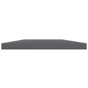 Přídavné police 4 ks šedé vysoký lesk 60x30x1,5 cm dřevotříska - obrázek 3