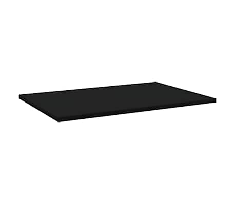 vidaXL Hylleplater 8 stk svart 60x40x1,5 cm sponplate