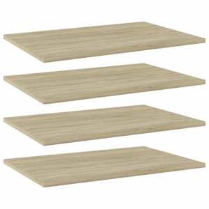 vidaXL riiuliplaadid 4 tk, Sonoma tamm, 60x40x1,5 cm, tehispuit