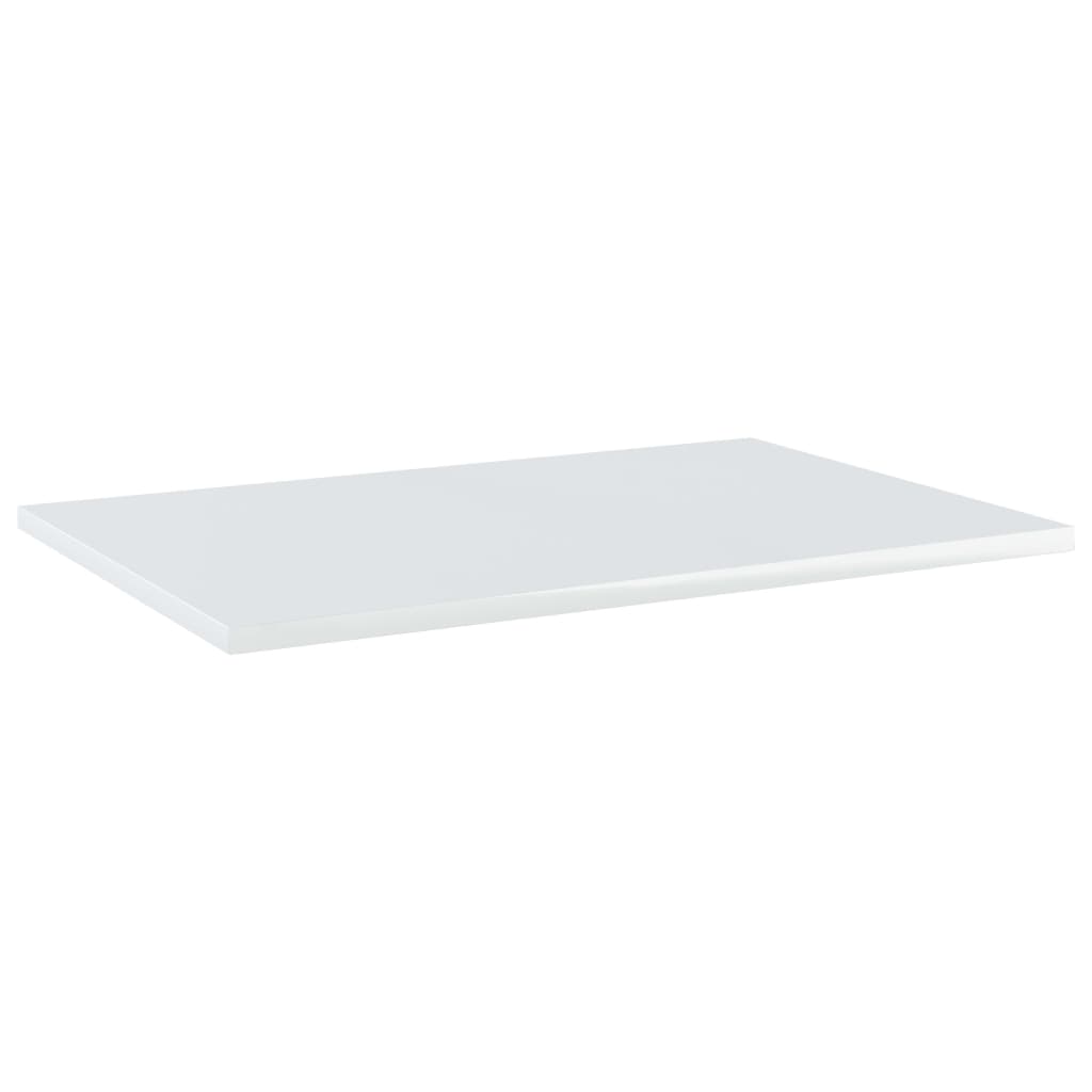 

vidaXL Wandschappen 8 st 60x40x1,5 cm spaanplaat hoogglans wit