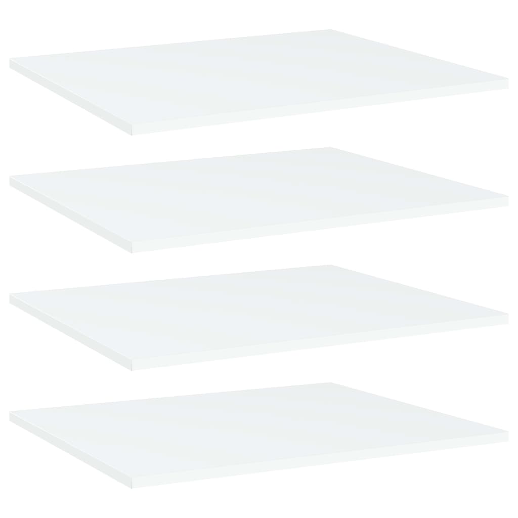 

vidaXL Bookshelf Boards 4 pcs White 23.6"x19.7"x0.6" Engineered Wood
