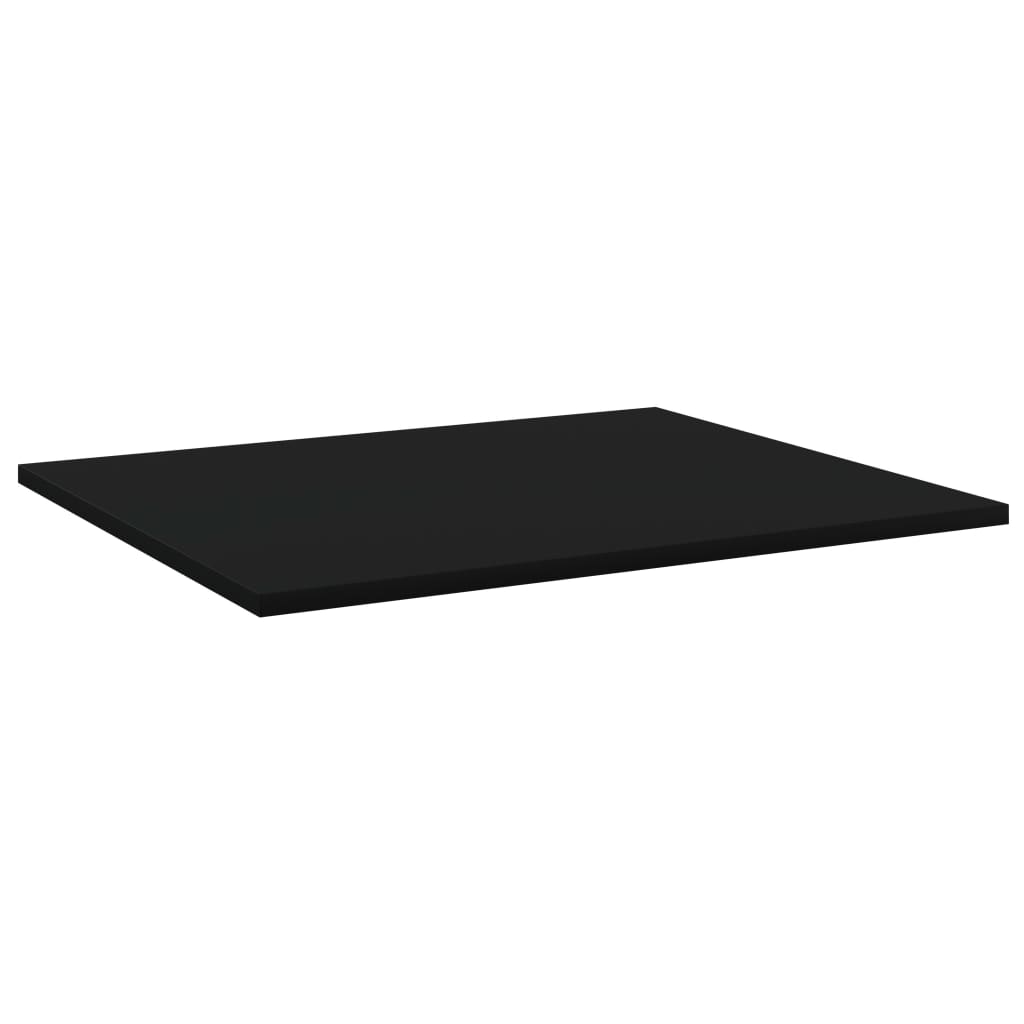 

vidaXL Wandschappen 4 st 60x50x1,5 cm spaanplaat zwart
