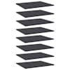 vidaXL riiuliplaadid 8 tk, hall, 60x50x1,5 cm, tehispuit