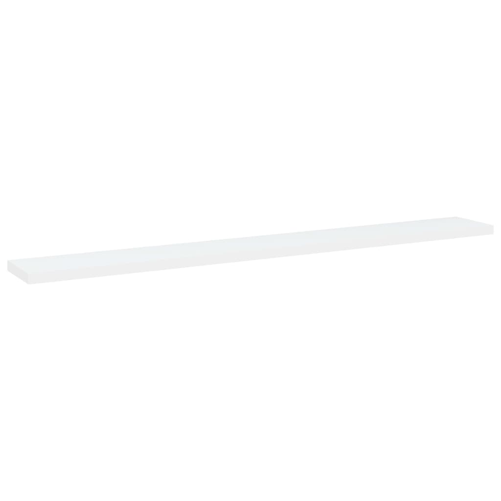 

vidaXL Wandschappen 8 st 80x10x1,5 cm spaanplaat wit