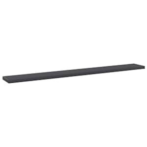 Přídavné police 4 ks šedé 80 x 10 x 1,5 cm dřevotříska - obrázek 2