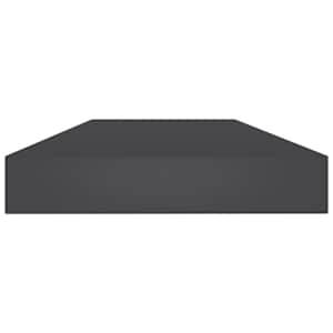 Přídavné police 8 ks šedé 80 x 10 x 1,5 cm dřevotříska - obrázek 3