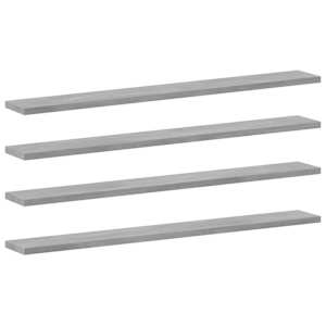 Přídavné police 8 ks betonově šedé 80 x 10 x 1,5 cm dřevotříska - obrázek 2