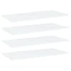 vidaXL riiuliplaadid 4 tk, valge, 80x20x1,5 cm, tehispuit