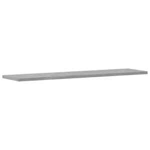 Přídavné police 4 ks betonově šedé 80x20x1,5cm kompozitní dřevo - obrázek 4