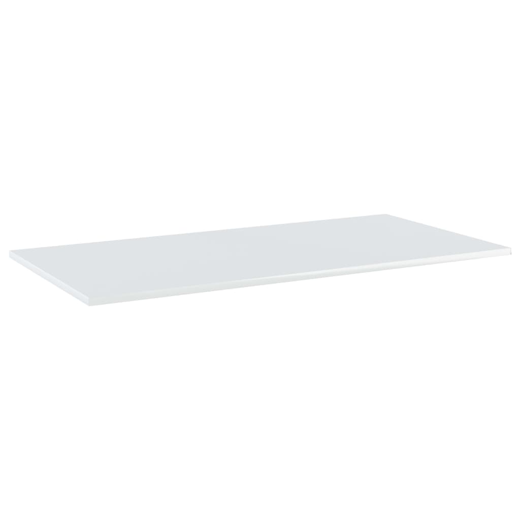 

vidaXL Wandschappen 8 st 80x20x1,5 cm spaanplaat hoogglans wit