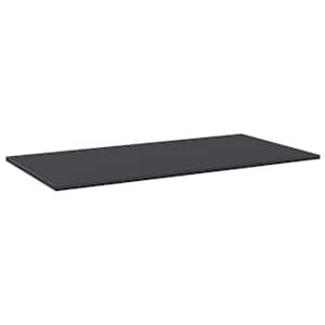 Přídavné police 4 ks šedé 80 x 30 x 1,5 cm dřevotříska - obrázek 2