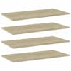 vidaXL riiuliplaadid 4 tk, Sonoma tamm, 80x40x1,5 cm, puitlaastplaat