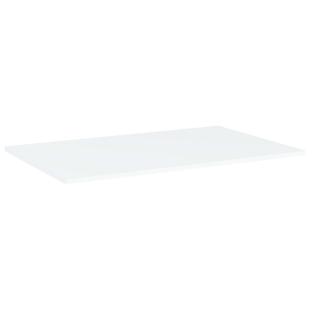 

vidaXL Wandschappen 8 st 80x50x1,5 cm spaanplaat wit