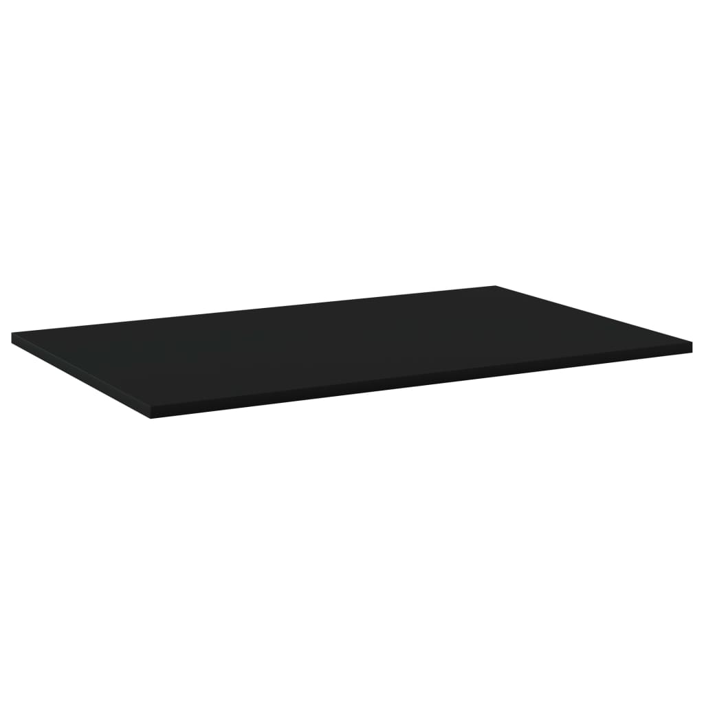 

vidaXL Wandschappen 4 st 80x50x1,5 cm spaanplaat zwart