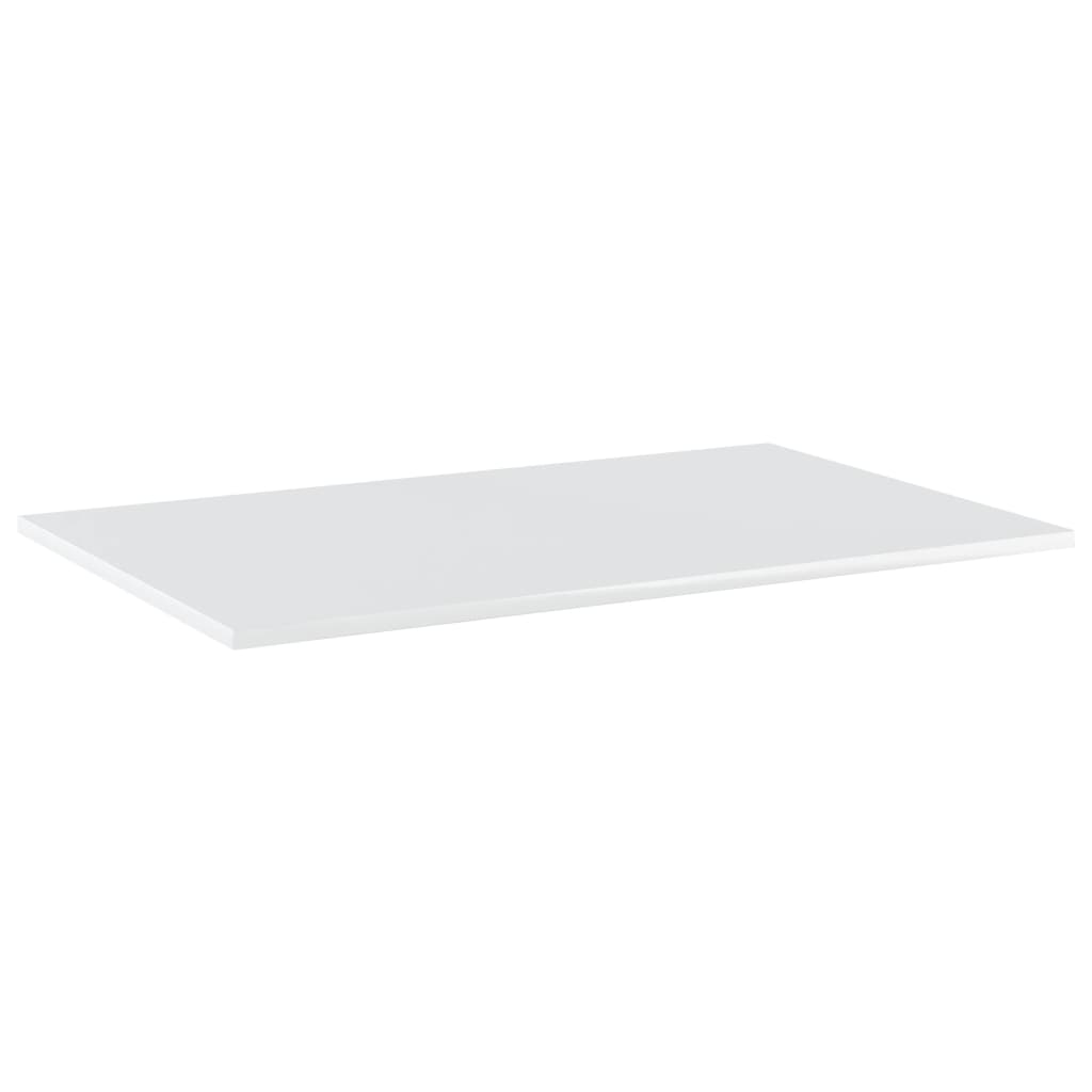 

vidaXL Wandschappen 4 st 80x50x1,5 cm spaanplaat hoogglans wit