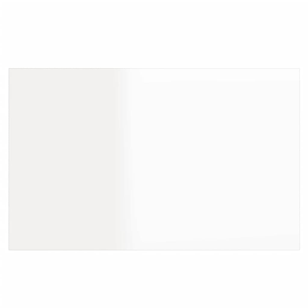 Bücherregal-Bretter 8 Stk. Hochglanz-Weiß 80x50x1,5 cm