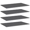 vidaXL riiuliplaadid 4 tk, hall, 80x50x1,5 cm, puitlaastplaat