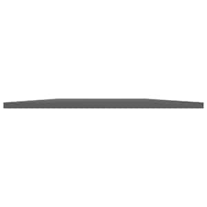 Přídavné police 4 ks šedé vysoký lesk 80x50x1,5 cm dřevotříska - obrázek 3