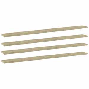 vidaXL riiuliplaadid 4 tk, Sonoma tamm, 100x10x1,5 cm, puitlaastplaat