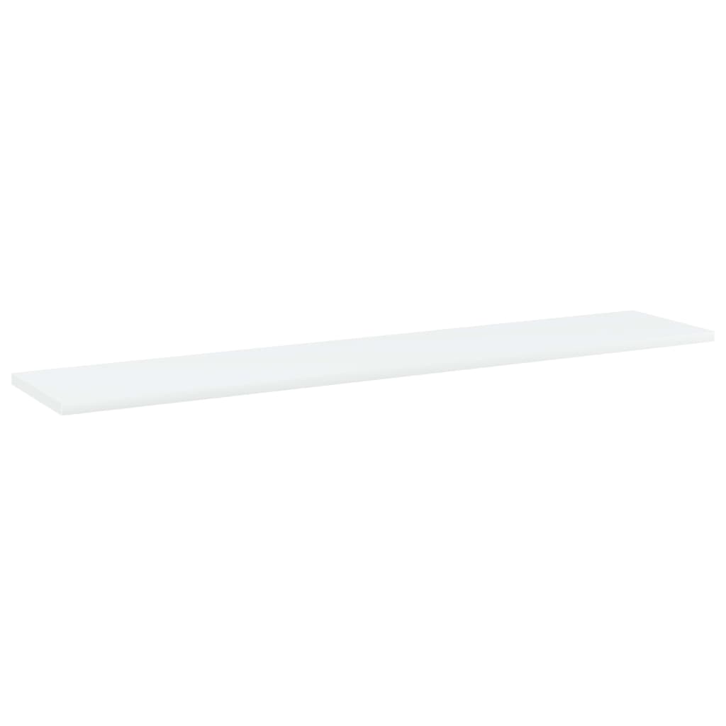 

vidaXL Wandschappen 4 st 100x20x1,5 cm spaanplaat wit