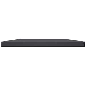 Přídavné police 4 ks šedé 100 x 20 x 1,5 cm dřevotříska - obrázek 3